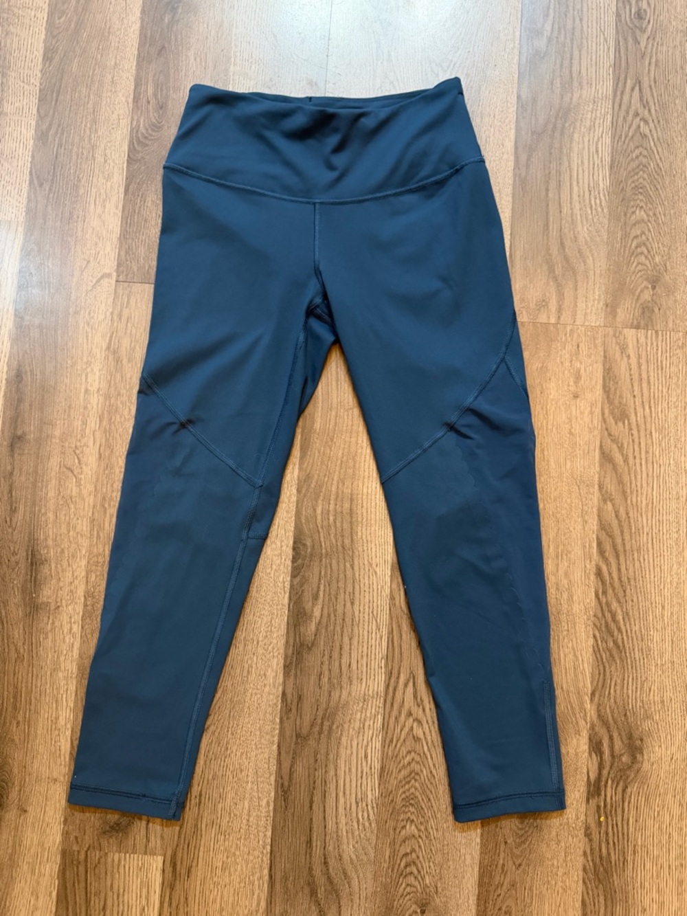 Victoria's Secret VS Knockout High Rise Crop Leggings Teal Blue Performance XS